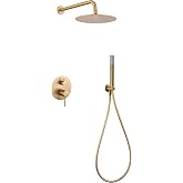 IMEX GPM039/OC MONZA Shower Faucet Set Recessed Single Lever Brushed Gold