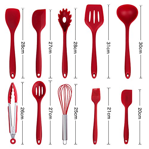 Hakkin 10 Stckset Silikon Kchenhelfer Kchenutensilien Kchenpinsel Schneebesen 2 Spatel Pasta Gabel Zange Schlitzlffel Lffel Spatel Werkzeuge Schlitz Turner Hakkin 10 Stckset Silikon Kchenhelfer Kchenutensilien Kchenpinsel Schneebesen 2 Spatel Pasta Gabel Zange Schlitzlffel Lffel Spatel Werkzeuge Schlitz Turner