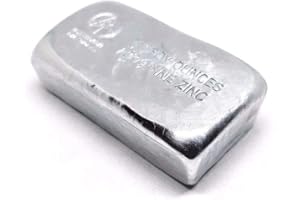 Precious & Valuable metals / Zinkbarren Sammlung: 5 Unzen Zinkbarren Zn, 155 bis 160 Gramm