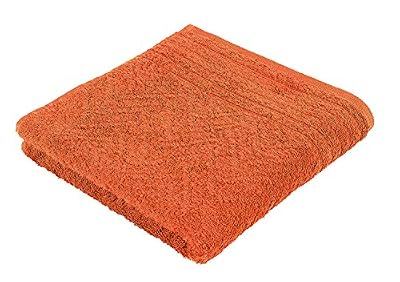 Frottana Elegance Essuie-Main Rouge orangé 50 x 100 cm