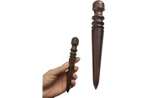 KARELLS Brunissoir Cuir,Brunissoir pour Cuir Pointe en Boism,Cuir Bois Edge Artisanat Slicker,Brunissoir en Cuir Outils de Lissage des Bords,Coupe Edge en Cuir Tannerie Outils de Polissage
