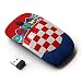 Produktbild FJCases Kroatien Kroatische Flagge 2.4 GHz Ergonomische drahtlose Maus (mit Nano Empfänger)