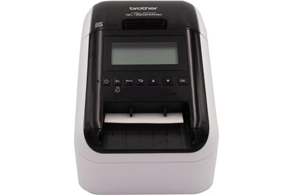 Brother QL-820NWBc | Imprimante d'Etiquettes Polyvalente | WiFi | Bluetooth | Imprime Jusqu'à 110 Etiquettes par Minute