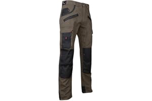 LMA WORKWEAR 1880 LMA Pantalon Bicolore avec Poches genouillères TOURB