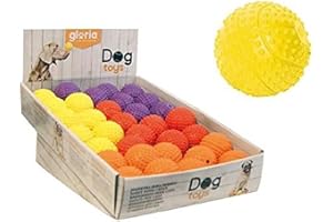 GLORIA LO MEJOR PARA TU MEJOR AMIGO GLORIA Dog ball - Rozmiar 5,5 cm - stała i trwała - Zabawka dla psów - Dog Ball Basketball - Do Dribble and Throw - różne kolory