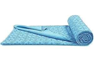 Morbuy Mikrofaser Hot Yoga Handtuch, Yoga Mat 183x63cm rutschfest Fitnesstuch Weich Atmungsaktiv Antirutsch Yogatuch Gilt für Fitness Ausbildung