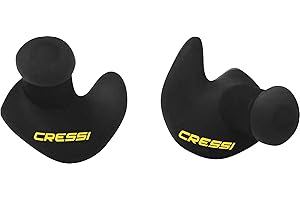 CRESSI Dry Ear Plugs - Tappi per Orecchie in Silicone, Ideali per Impedire l’Ingresso dell’Acqua durante il Nuoto, Taglia Unica, Adulti