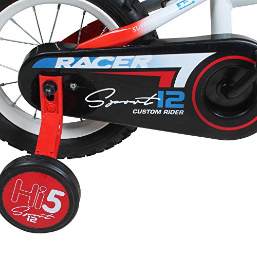 12 Zoll Hi5 Rebel Kinderfahrrad für Kinder ab 2,5 Jahren Fahrrad Stützräder - 6