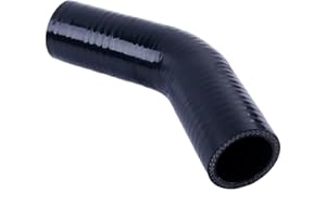 LUXERAD,45 Degree ID 1"(25mm) Elbow Silicone Coupler Hose,Length 102mm One Leg,4-Ply Reinforced Turbo Intercooler Intake Piping Industrial Hydraulic Hoses