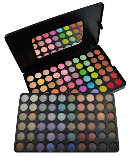 120 Professionelle Lidschatten Palette Lidschattenpalette eyeshadow Makeup Make-Up Set Kosmetik mit Spiegel 3