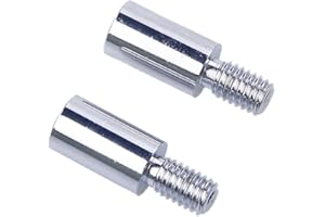 EG STARTS 2x Chrome Arcade BRICOLAGE arbre Extender joystick Extension Rod Extender arbres pour Sanwa barre de commande & Zippyy barre de commande & Jamma Extension & Extender Contrôle