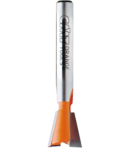 CMT Orange Tools 191.127.11B Spiraalkantenfrees – 12,7 Mm, 2 Tanden, Met Lager, Voor Hardhout En Plaatmateriaal