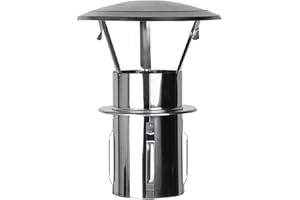 ENERGIEWERK OST GMBH Regenhaube abklappbar Ø 130 mm Edelstahl