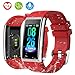 Produktbild HOLALEI Fitness Armband, 1,14'' Bildschirm Smartwatch mit Pulsmesser Blutdruckmessung IP67 Fitness Tracker Aktivitätstracker Schrittzähler Uhr für Damen Herren Anruf SMS Beachten für iPhone Android