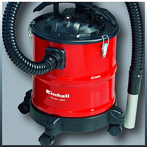 Einhell Aschesauger TC-AV 1250 (1250 W, Behältervolumen 20 L, Aluminium Saugrohr, Metallverstärkter Saugschlauch) - 4