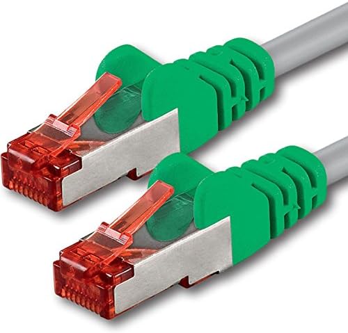 1aTTack CAT6 2X RJ45 connector crossover SSTP PIMF network patch cable 1m