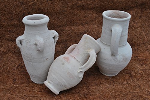 Amphoren,3er Set,Handarbeit,ca.20 cm hoch,Tunesien,rustikal, Landhausstil
