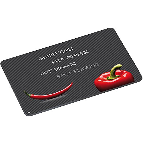 Kesper 36281 Schneideplatte "Chili Paprika", 23,5 x 14,5 x 0,7 cm