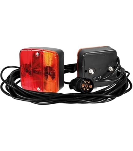 Aanhangerverlichtingsset LED met magneten draadloos (Bluetooth) 7-polig | - Lichtbalk aanhanger