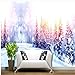 Produktbild Xbwy Tapete 3D Winter Snowy Mountain Pine Elk Mysterious White World Wohnzimmer Hotel Hintergrundbild Wandbilder-350X250Cm