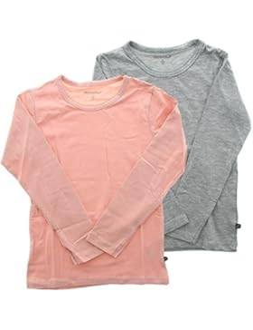 MINYMO Mädchen T-Shirt Basic 35 -T-Shirt LS (2-Pack)