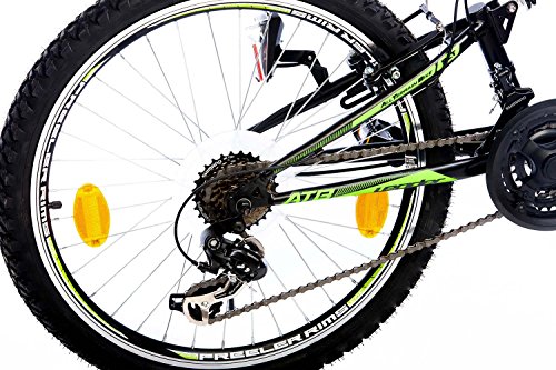 LEADER Kinderfahrrad Chicago, 20 Zoll, 21 Gang, Felgenbremsen 60,96 cm (24 Zoll) - 2