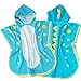 Produktbild Kinder Poncho Handtuch, Jungen Blau Dinosaurier Muster Bademantel Bio-Baumwolle Kinder Kinder Baby Neoprenanzug Bademode Badetuch Strand Bademantel Strand Mit Kapuze Badetuch Für Unisex Kleinkind Bad