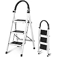 Robustline Home Purpose Ladder (Premium Quality) (3 Steps, White)