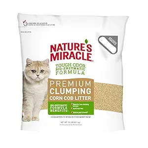 Nature's Miracle Clumping Corn Cob Litter, 18 lb