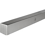 INOXLM Corrimano in acciaio inox AISI 304 con finitura"satinata" 40x40 mm| Corrimano in acciaio inox made in Italy | Corriman
