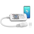 Arotelichte RGB LED Controller Bluetooth, app Controlled, dimmer Control for Android/iOS System, LED Strip Strip Light Chain, 5V-24V, 16 Million Colors, Sound Activated