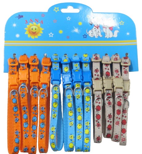 YML-Alphabet-Cartoon-Pet-Collar-Assorted-Colors