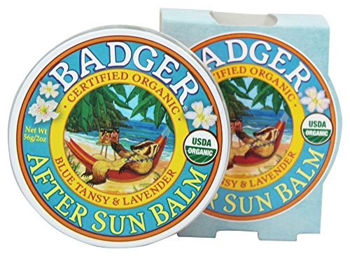 Badger Certified Organic After Sun Balm (56g, 2oz Blue Tansy and Lavender)