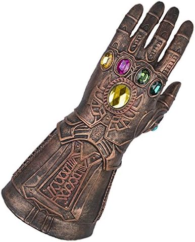 iVooVoo Thanos Gauntlet Latex Avengers 3 Cosplay Gauntlet for Party, Halloween