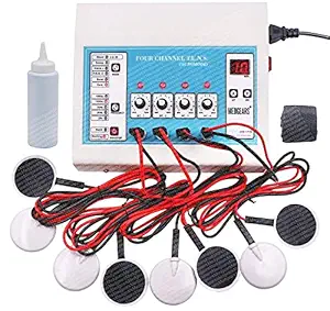 MEDGEARS 4 Channel Tens Auto Mode Physiotherapy Portable Nerve Stimulator Electrotherapy Physiotherapy Machine with 1 Year Warranty