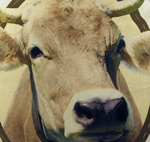 Mars & More Kissen – Alpen Kuh – 50 x 50 cm – mit Füllung – Baumwolle - 2