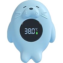 Thermomètre De Bain Pour Bébé Affichage De La Température LED Thermomètre Animal Mignon Flottant