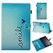 Produktbild Fire HD 10 Hülle Case – 10-HD PU Ledertasche Wallet Stand Book Cover mit Kreditkarten-Halter mit Magnetverschluss praktische Schutzhülle für Amazon Fire HD 10 Tablet (7. Generation), 2017 Version) Smile