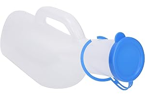 SHANRYA Urinflasche, auslaufsicher, robust, 1000 ml, großes Fassungsvermögen, Gesundheitswesen, Patientenurinal für Krankenhausklinik für Heimreisen für Männer