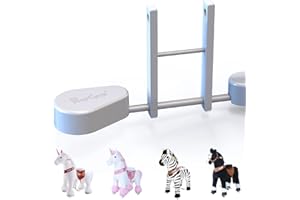 PonyCycle Official Ride On Horse Toy Accessories-Replacement Pedal Pad for small and medium size for Model U - White