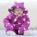 Kite Baby Girls Starry Long Sleeve Snowsuit, Pink (Magenta), 0-3 Months