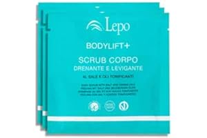 LEPO | Bodylift + Scrub Corpo 3x40g, Trattamento Esfoliante con Sale Marino e Oli Naturali, Confezione da 3, Per una Pelle Vellutata e Radiante