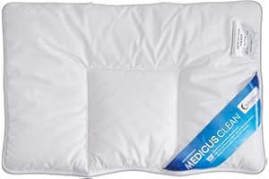 ‎SCHLAFMOND Schlafmond Medicus Clean Flaches Kopfkissen 40x60 cm – Atmungsaktives Kinderkissen – Allergiker freundliches Baby kopfkissen & Kinder Kissen– Kinderkissen 40x60 cm – Made in Germany
