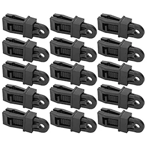 Canopy Awnings Clamp, 15Pcs Tent Clip, Portable Good Elasticity Windproof Camping for Adventure Tent Outdoor