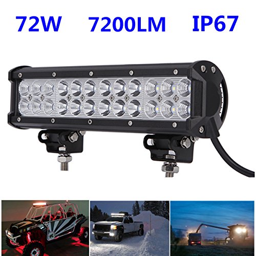 Faro de Trabajo LED off-road Focos de Coche 7200LM (72W)