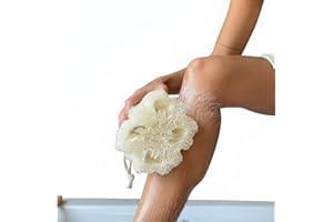 LOOFAH CRAFTS LoofahCrafts – Esponja de lufa EcoClassic 100% natural sin plástico | Luffa egipcia para baño y ducha | Exfoliante corporal sostenible | Badeschwamm ecológico