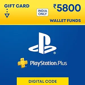 Rs.5800 Sony PlayStation Gift Card (Email Delivery in 1 hour- Digital Voucher Code)
