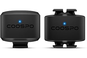 COOSPO BK9C/ BK9S Sensore di Cadenza/Velocità per Ciclismo, Bluetooth5.0 ANT+ Sensore Wireless di Cadenza Sensore RPM per Bicicletta con Impermeabilità IP67, Cadence/Speed Sensor