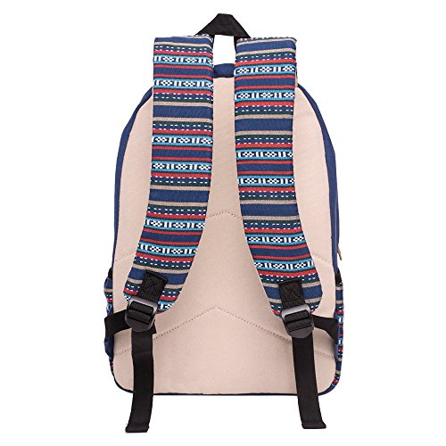 Tenn well Casual Canvas Backpack Bag, Rucksack Bookbags Backpack for School/Collage/Outdoor (Blue) reviews Tenn well Casual Canvas Backpack Bag, Rucksack Bookbags Backpack for School/Collage/Outdoor (Blue)