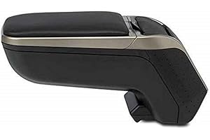 ‎RATI rati Armlehne Specific Schwarz/Grau Armster 2 für FIAT 500 (08-15). Mit Staufach und faltbar.